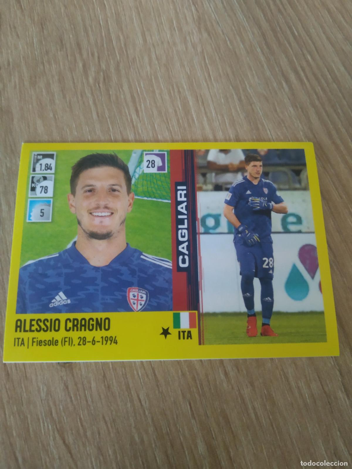 Cromos de F&uacute;tbol: 58 ALESSIO CRAGNO CAGLIARI CROMO FUTBOL PANINI LIGA ITALIA 21-22 CALCIATORI 2021-2022 SERIE A