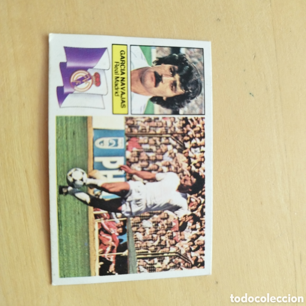 Cromos de F&uacute;tbol: LIGA ESTE 82 83 REAL MADRID GARC&Iacute;A NAVAJAS , SIN PEGAR