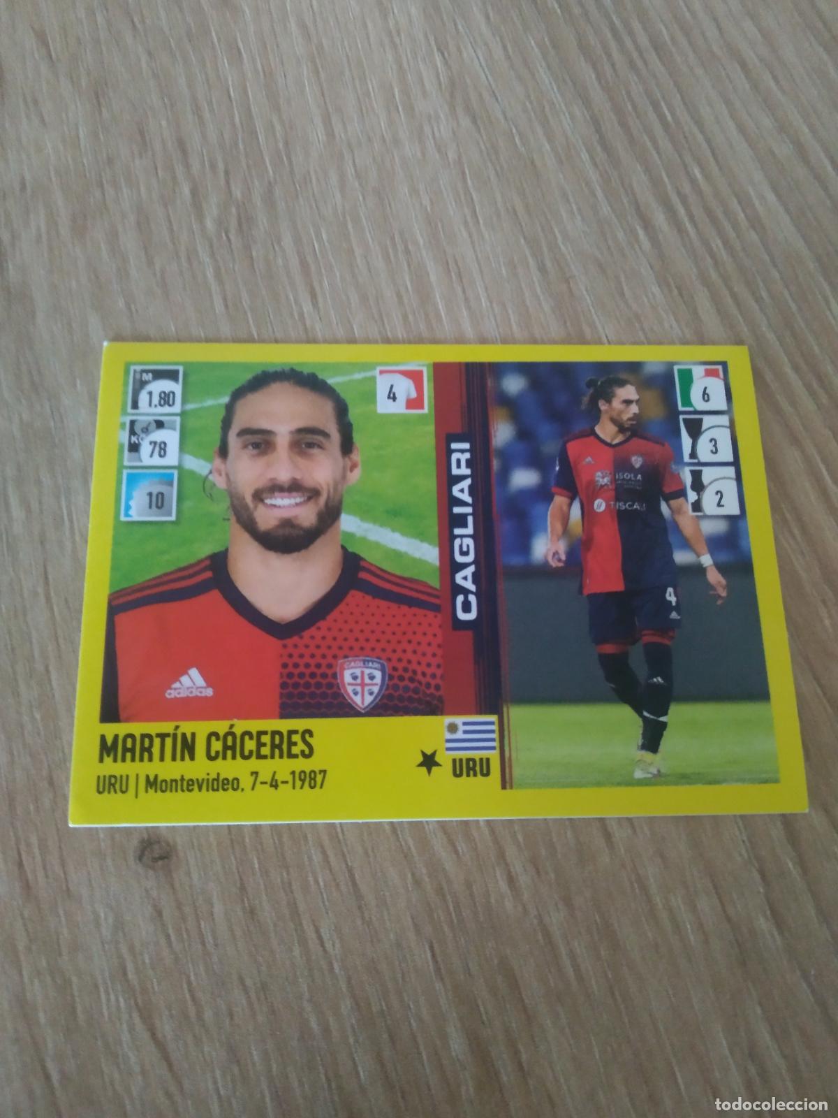 Cromos de F&uacute;tbol: 66 MARTIN CACERES CAGLIARI CROMO FUTBOL PANINI LIGA ITALIA 21-22 CALCIATORI 2021-2022 SERIE A