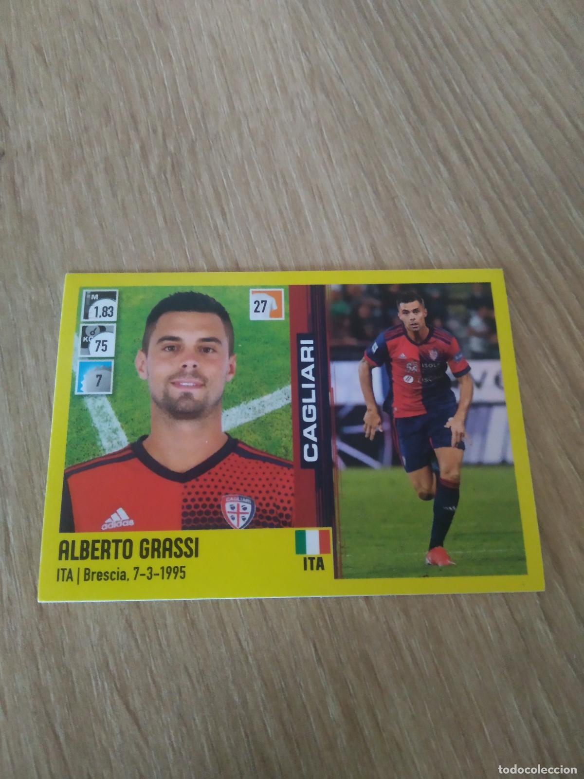 Cromos de F&uacute;tbol: 77 ALBERTO GRASSI CAGLIARI CROMO FUTBOL PANINI LIGA ITALIA 21-22 CALCIATORI 2021-2022 SERIE A