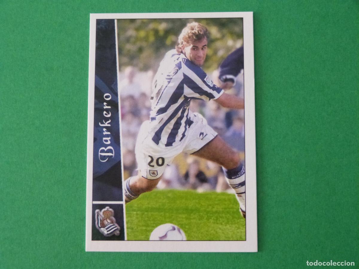 Cromos de F&uacute;tbol: TRADING CARD FUTBOL BARKERO REAL SOCIEDAD N&ordm; 642 + FICHAS LIGA MUNDICROMO 2002-2003/02-03