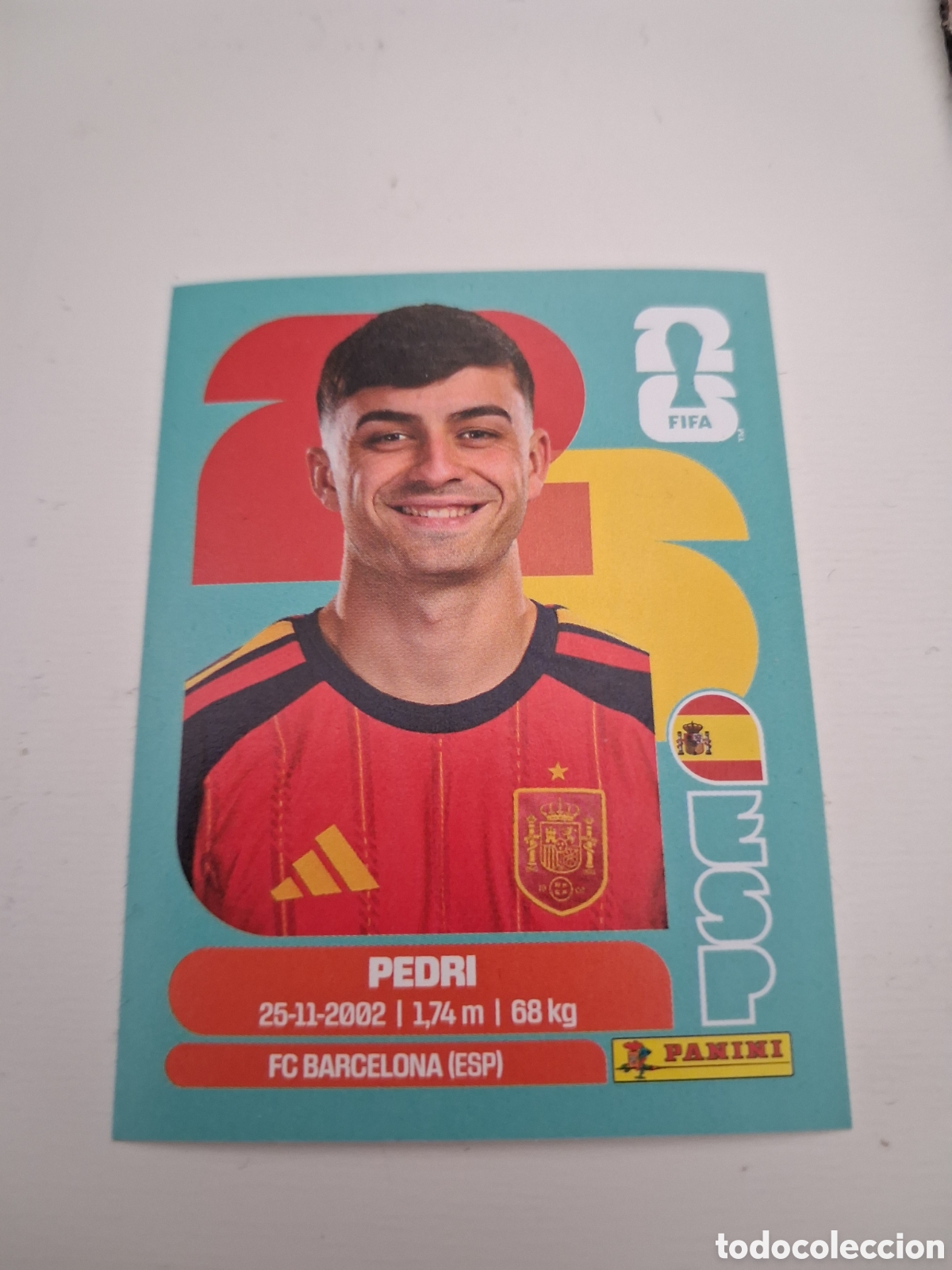 Cromos de F&uacute;tbol: Pedri Espa&ntilde;a 11 FIFA World Cup 2026 Panini