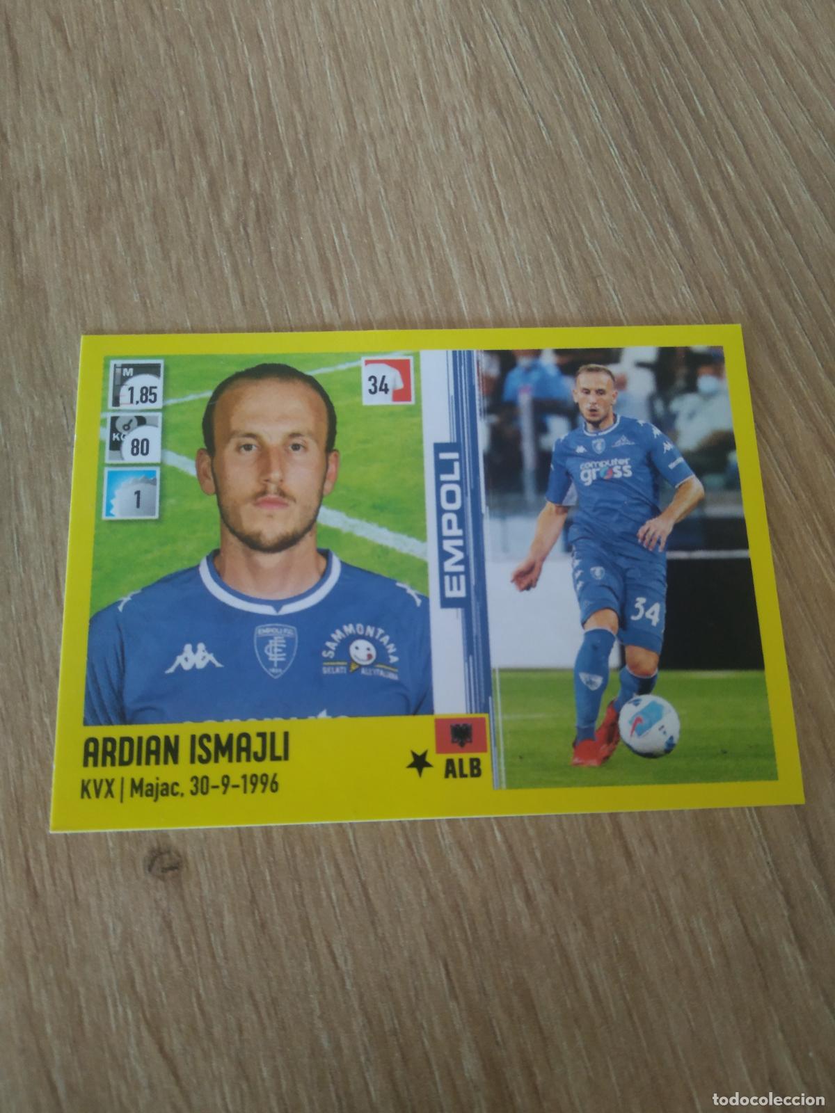 Cromos de F&uacute;tbol: 87 ARDIAN ISMAJLI EMPOLI CROMO FUTBOL PANINI LIGA ITALIA 21-22 CALCIATORI 2021-2022 SERIE A