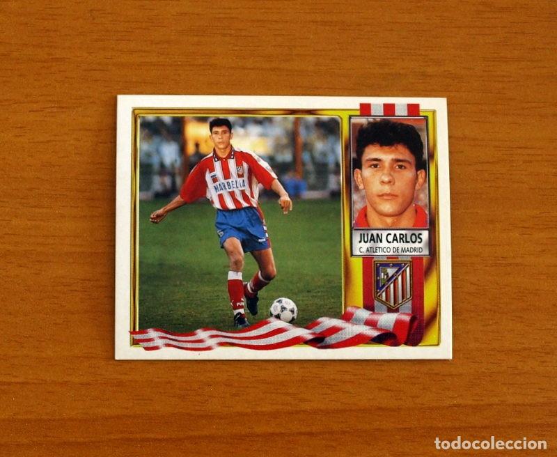 Cromos de F&uacute;tbol: Atl&eacute;tico de Madrid - Juan Carlos - COLOCA - Ediciones Este Liga 1995-1996, 95-96 - Nunca pegado