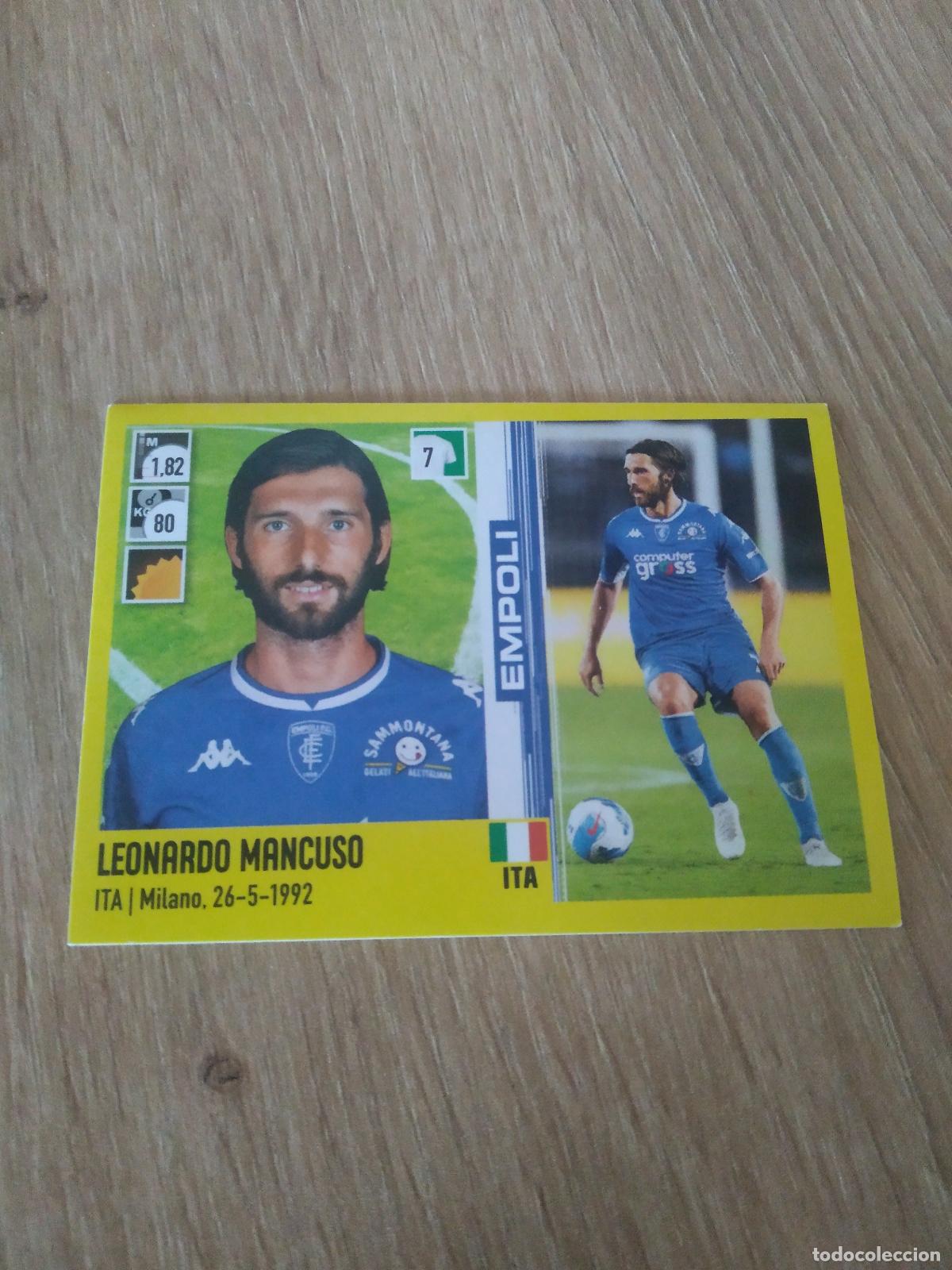 Cromos de F&uacute;tbol: 104 LEONARDO MANCUSO EMPOLI CROMO FUTBOL PANINI LIGA ITALIA 21-22 CALCIATORI 2021-2022 SERIE A