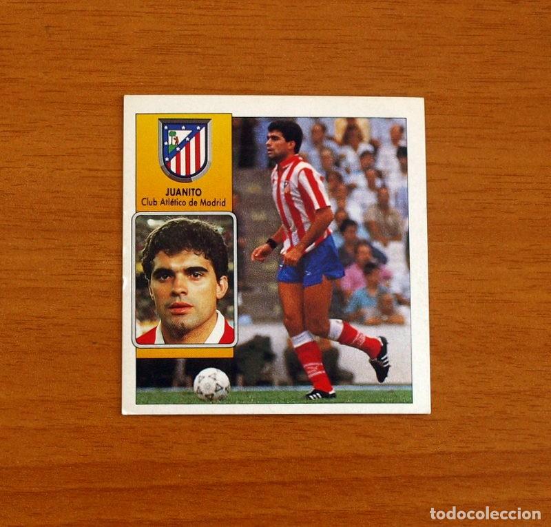 Football Stickers: Atletico Madrid - Juanito - Ediciones Este Liga 1992-1993, 92-93 - Nunca Pegado