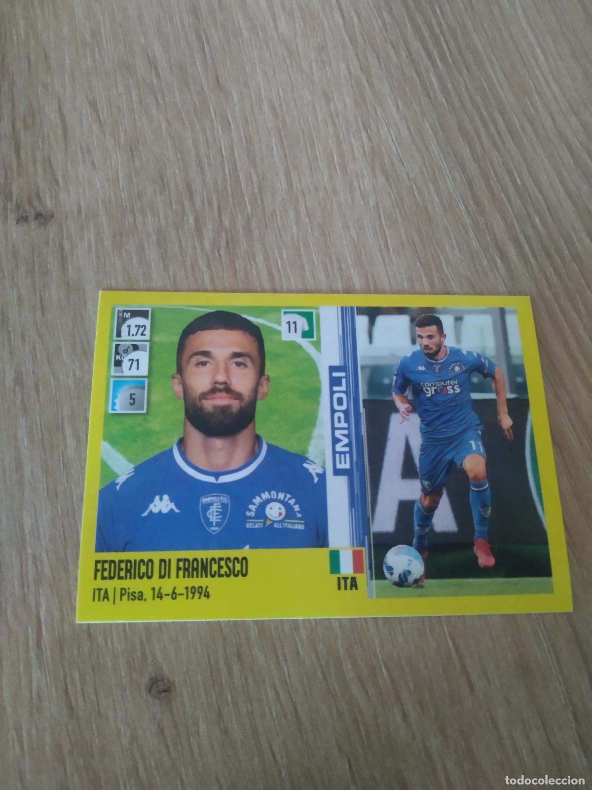 Cromos de F&uacute;tbol: 108 FEDERICO DI FRANCESCO EMPOLI CROMO FUTBOL PANINI LIGA ITALIA 21-22 CALCIATORI 2021-2022 SERIE A