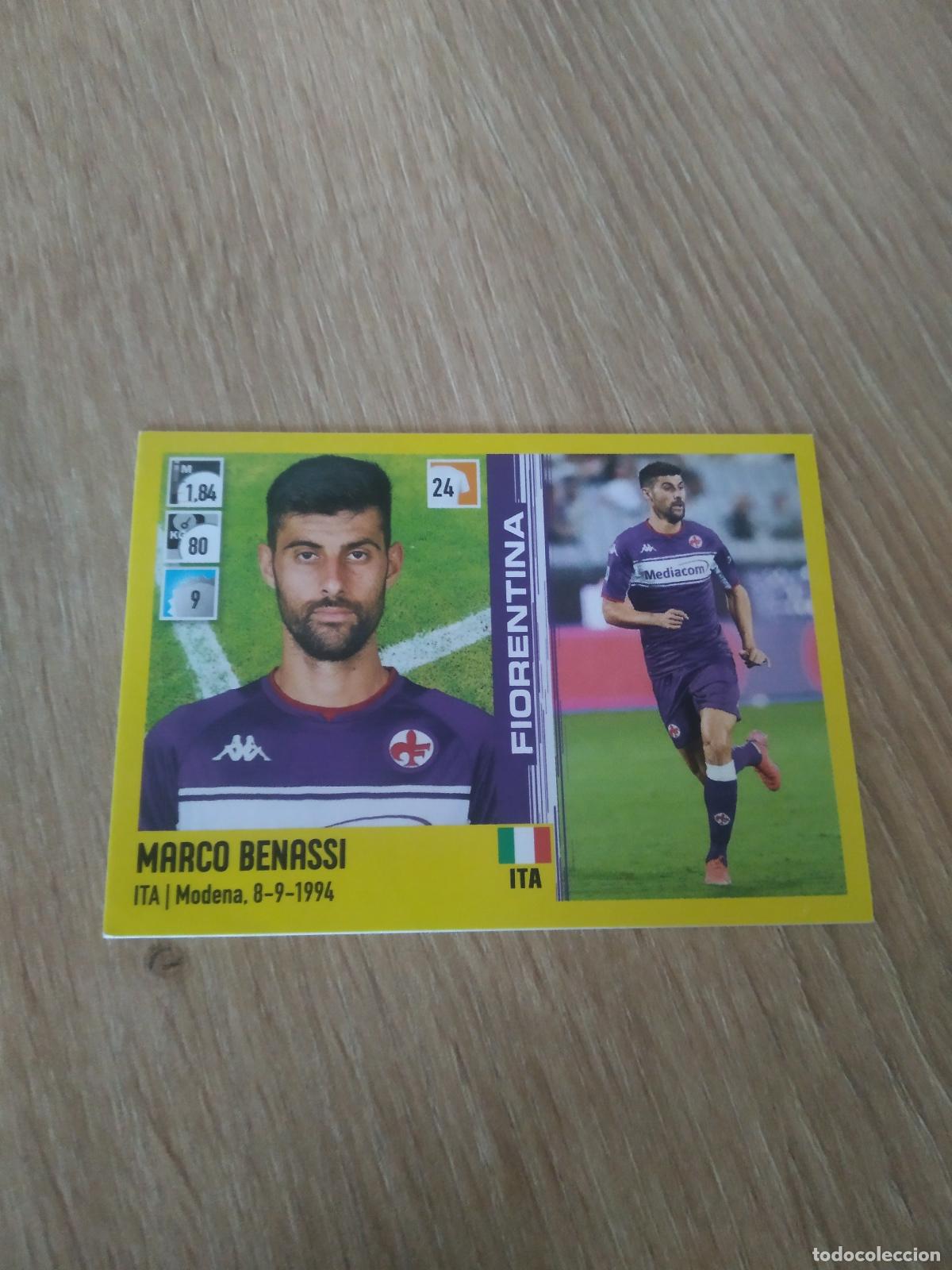 Cromos de F&uacute;tbol: 123 MARCO BENASSI FIORENTINA CROMO FUTBOL PANINI LIGA ITALIA 21-22 CALCIATORI 2021-2022 SERIE A