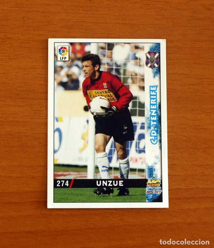 Figurine di Calcio: Tenerife - N&ordm; 274 Unzue - Mundicromo Las Fichas de la Liga 1998-1999-98-99