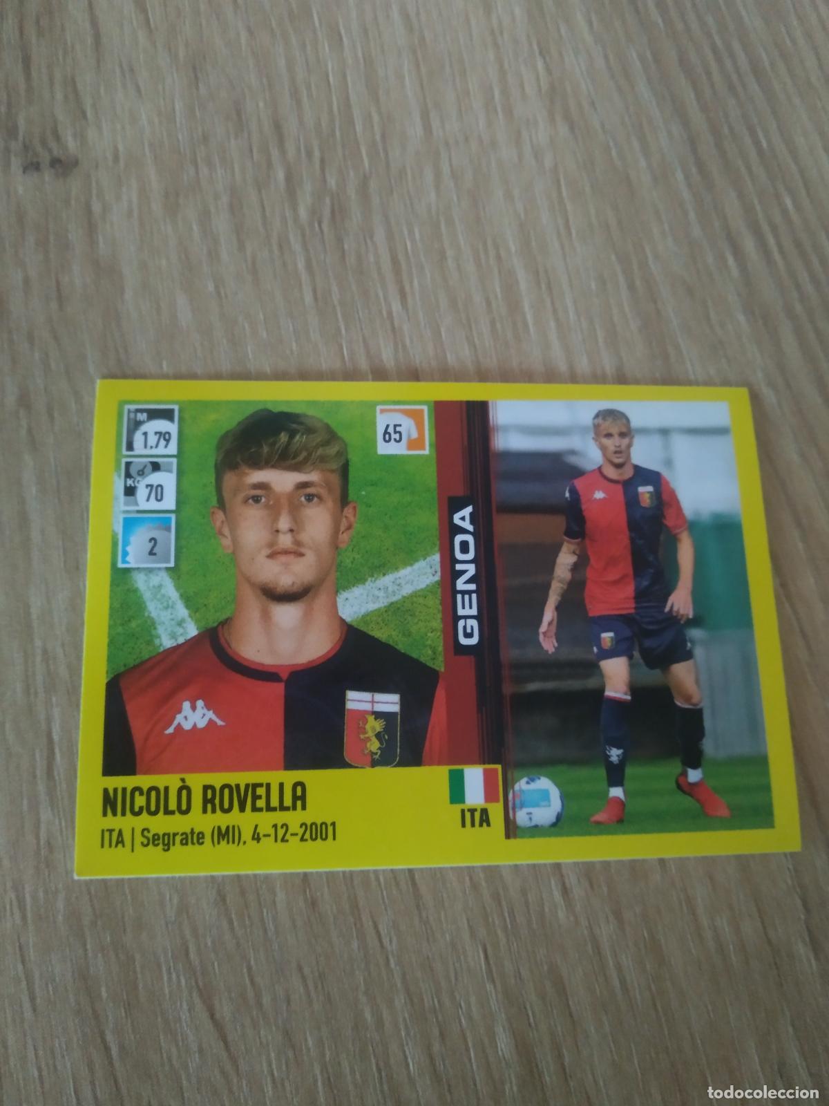 Cromos de F&uacute;tbol: 153 NICOLO ROVELLA GENOA CROMO FUTBOL PANINI LIGA ITALIA 21-22 CALCIATORI 2021-2022 SERIE A