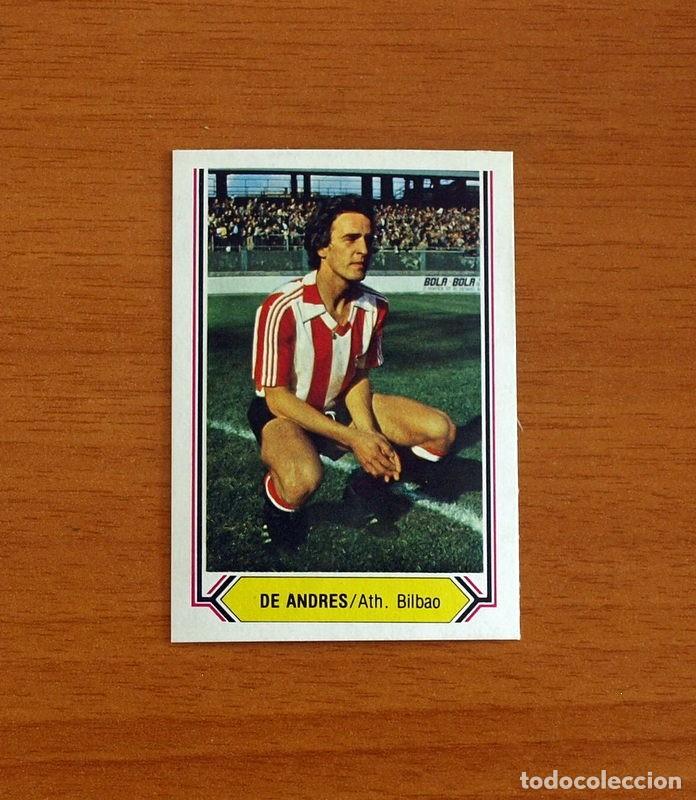 Cromos de F&uacute;tbol: Athletic de Bilbao - De Andr&eacute;s - Ediciones Este Liga 1980-1981, 80-81 - Nunca Pegado