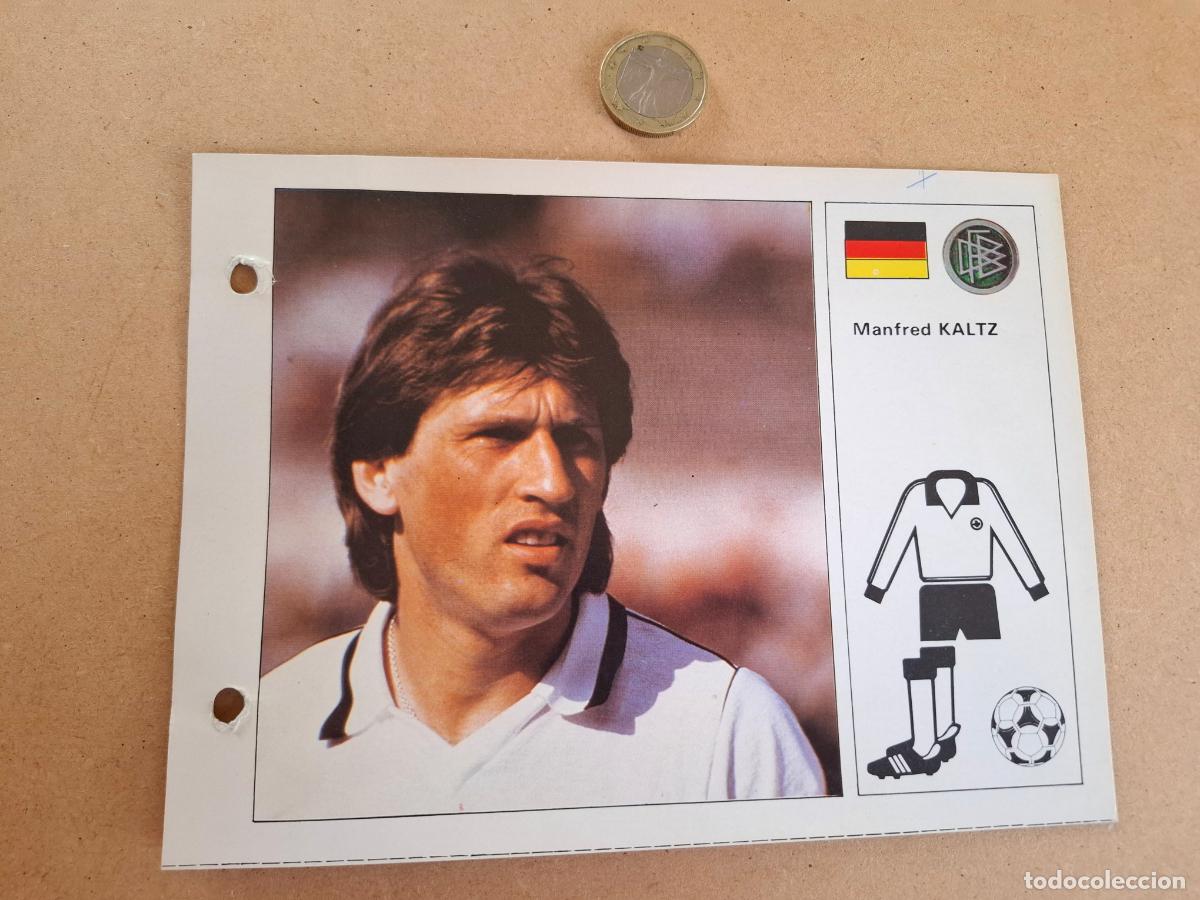 Cromos de F&uacute;tbol: ESTRELLAS DEL MUNDIAL 82 - BRUGUERA - FICHA 3 MANFRED KALTZ - ALEMANIA / HAMBURGO