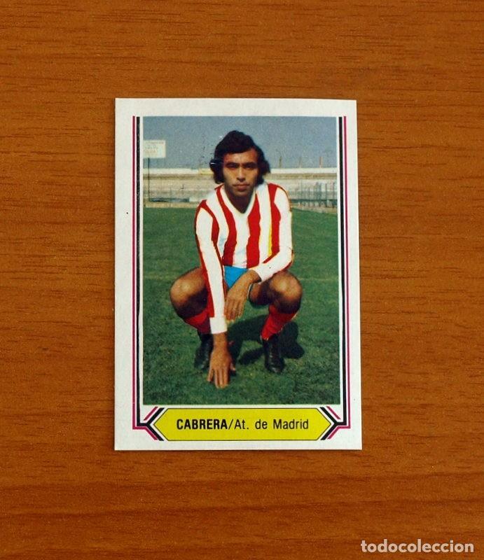 Cromos de F&uacute;tbol: Atl&eacute;tico de Madrid - Cabrera - Ediciones Este Liga 1980-1981, 80-81 - Nunca pegado