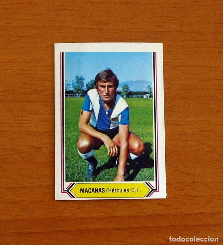Cromos de F&uacute;tbol: H&eacute;rcules - Macan&aacute;s - Ediciones Este Liga 1980-1981, 80-81 - Nunca pegado