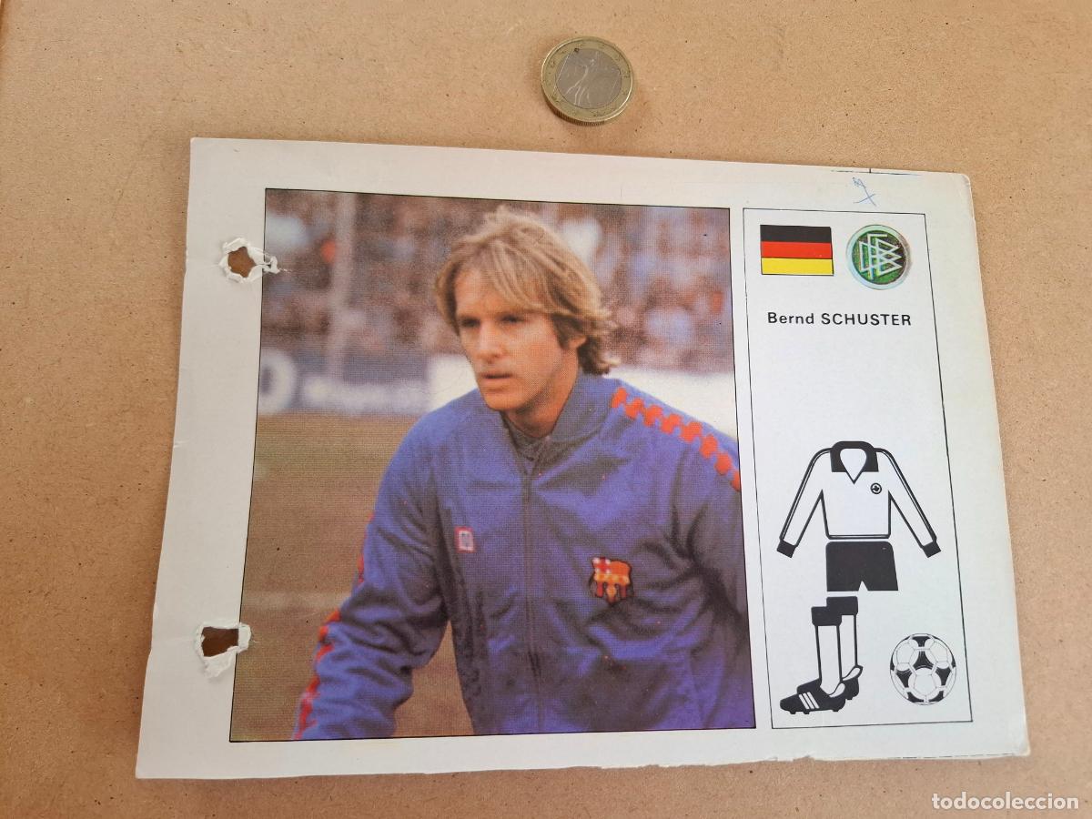 Cromos de F&uacute;tbol: ESTRELLAS DEL MUNDIAL 82 - BRUGUERA - FICHA 7 BERND SCHUSTER - ALEMANIA / FC. BARCELONA