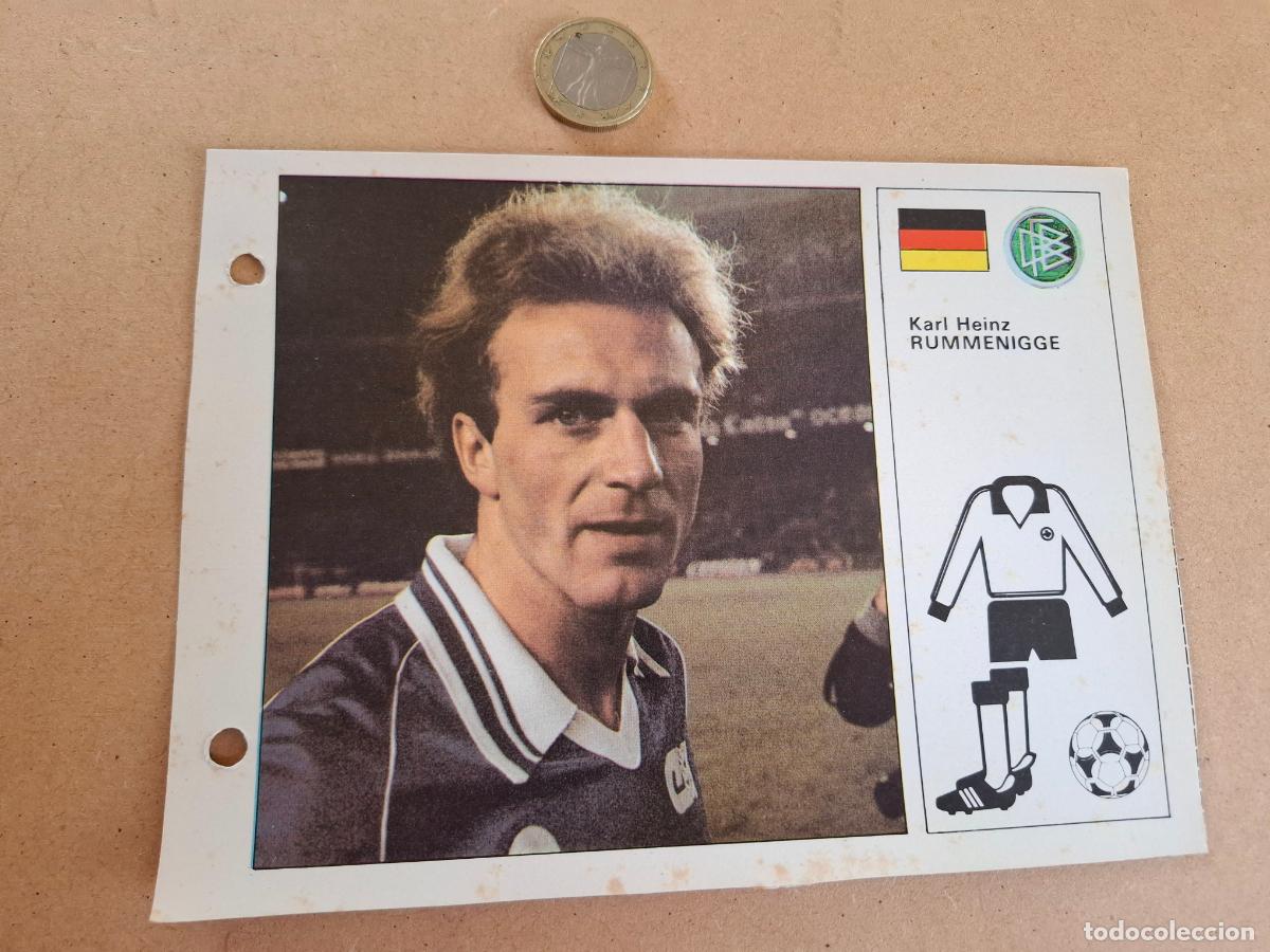 Cromos de F&uacute;tbol: ESTRELLAS DEL MUNDIAL 82 - BRUGUERA - FICHA 8 KARL HEINZ RUMMENIGGE - ALEMANIA / BAYERN MUNICH