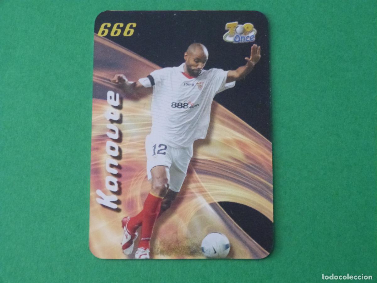Cromos de F&uacute;tbol: TRADING CARD FUTBOL KANOUTE SEVILLA FC B. LISO N&ordm; 666 TOP FICHAS LIGA MUNDICROMO 2007-2008/07-08