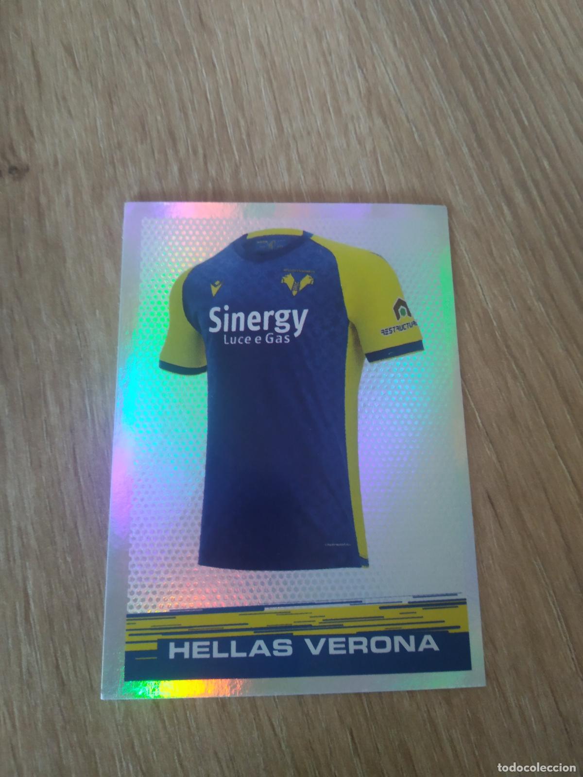 Cromos de F&uacute;tbol: 180 CAMISETA HELLAS VERONA CROMO FUTBOL PANINI LIGA ITALIA 21-22 CALCIATORI 2021-2022 SERIE A