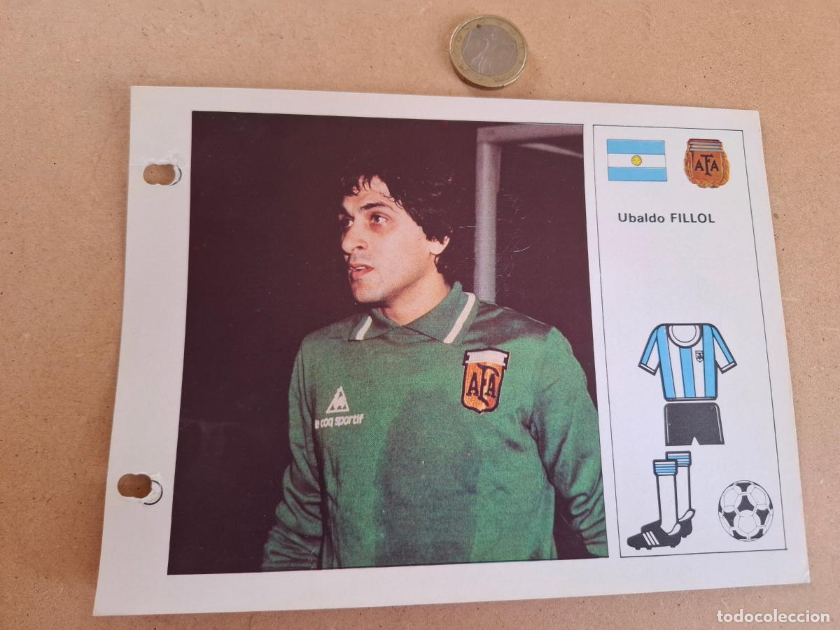 Cromos de F&uacute;tbol: ESTRELLAS DEL MUNDIAL 82 - BRUGUERA - FICHA 14 UBALDO FILLOL - ARGENTINA / RIVER PLATE