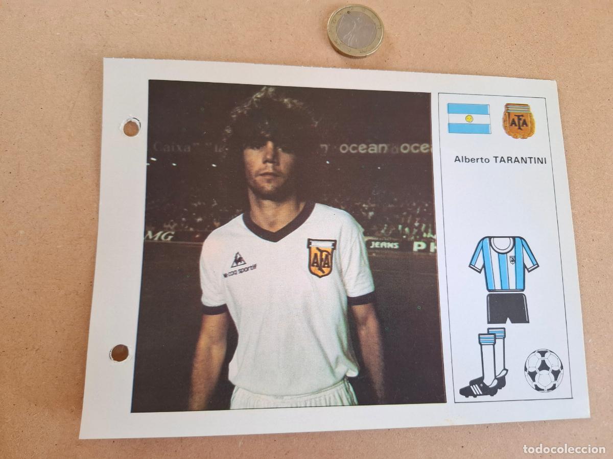 Cromos de F&uacute;tbol: ESTRELLAS DEL MUNDIAL 82 - BRUGUERA - FICHA 15 ALBERTO TARANTINI - ARGENTINA / RIVER PLATE
