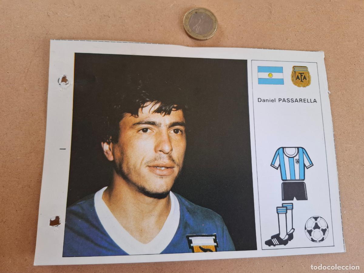 Cartes &agrave; collectionner de Football: ESTRELLAS DEL MUNDIAL 82 - BRUGUERA - FICHA 16 DANIEL PASSARELLA - ARGENTINA / RIVER PLATE