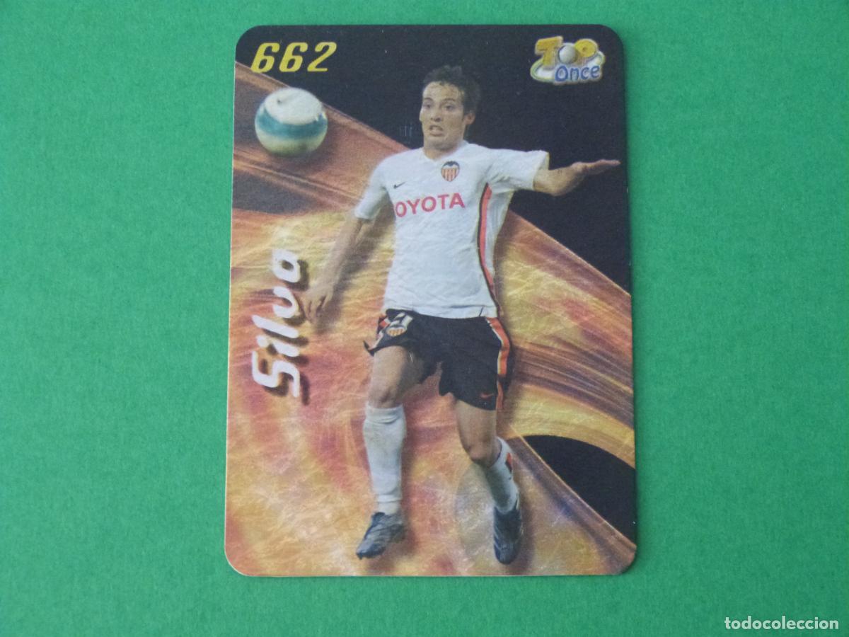 Cartes &agrave; collectionner de Football: TRADING CARD FUTBOL SILVA VALENCIA C.F B. JASPEADO N&ordm; 662 TOP FICHAS LIGA MUNDICROMO 2007-2008/07-08