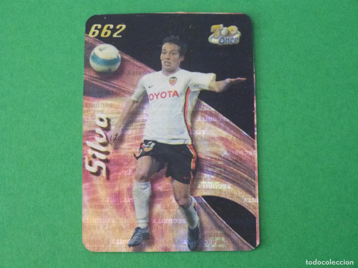 Cartes &agrave; collectionner de Football: TRADING CARD FUTBOL SILVA VALENCIA C.F B. SECURITY N&ordm; 662 TOP FICHAS LIGA MUNDICROMO 2007-2008/07-08