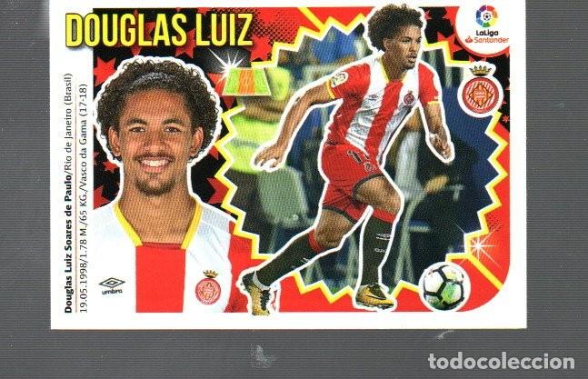 Figurine di Calcio: CROMO DE LA LIGA 2018 - 19 DE EDITO ESTE Y PANINI GIRONA FC DOUGLAS LUIZ N&ordm; 10B