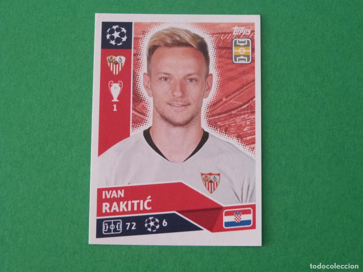Cromos de Futebol: CROMO FUTBOL RAKITIC SEVILLA F.C. SIN PEGAR N&ordm; 9 CHAMPIONS LEAGUE 2020-2021/20-21 TOPPS