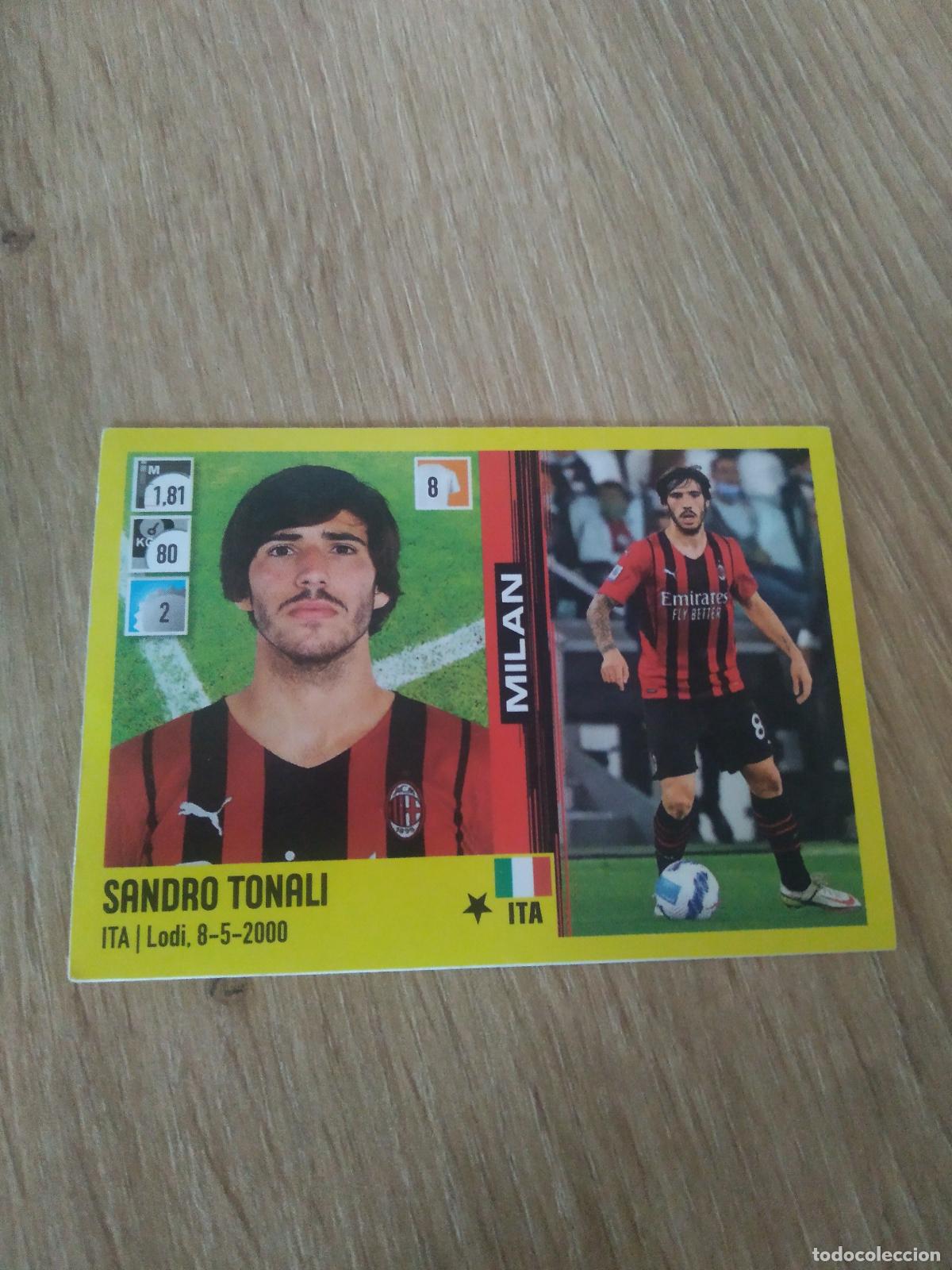 Cromos de Futebol: 277 SANDRO TONALI AC MILAN CROMO FUTBOL PANINI LIGA ITALIA 21-22 CALCIATORI 2021-2022 SERIE A