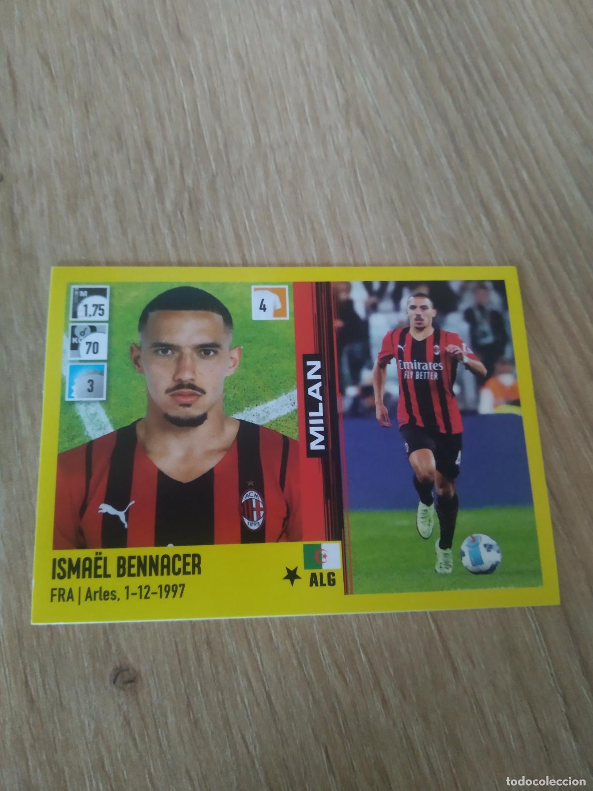 Cromos de Futebol: 280 ISMAEL BENNACER AC MILAN CROMO FUTBOL PANINI LIGA ITALIA 21-22 CALCIATORI 2021-2022 SERIE A