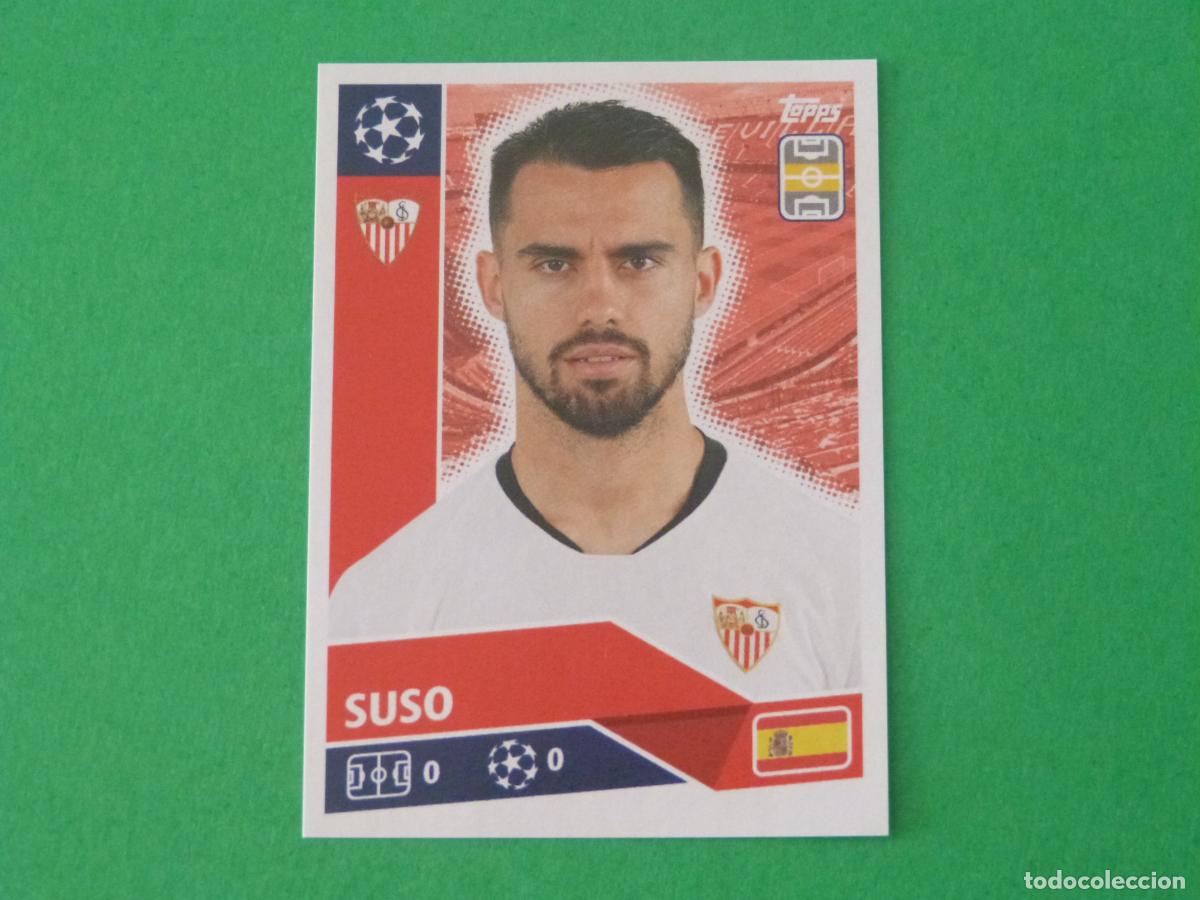 Cromos de Futebol: CROMO FUTBOL SUSO SEVILLA F.C. SIN PEGAR N&ordm; 15 CHAMPIONS LEAGUE 2020-2021/20-21 TOPPS
