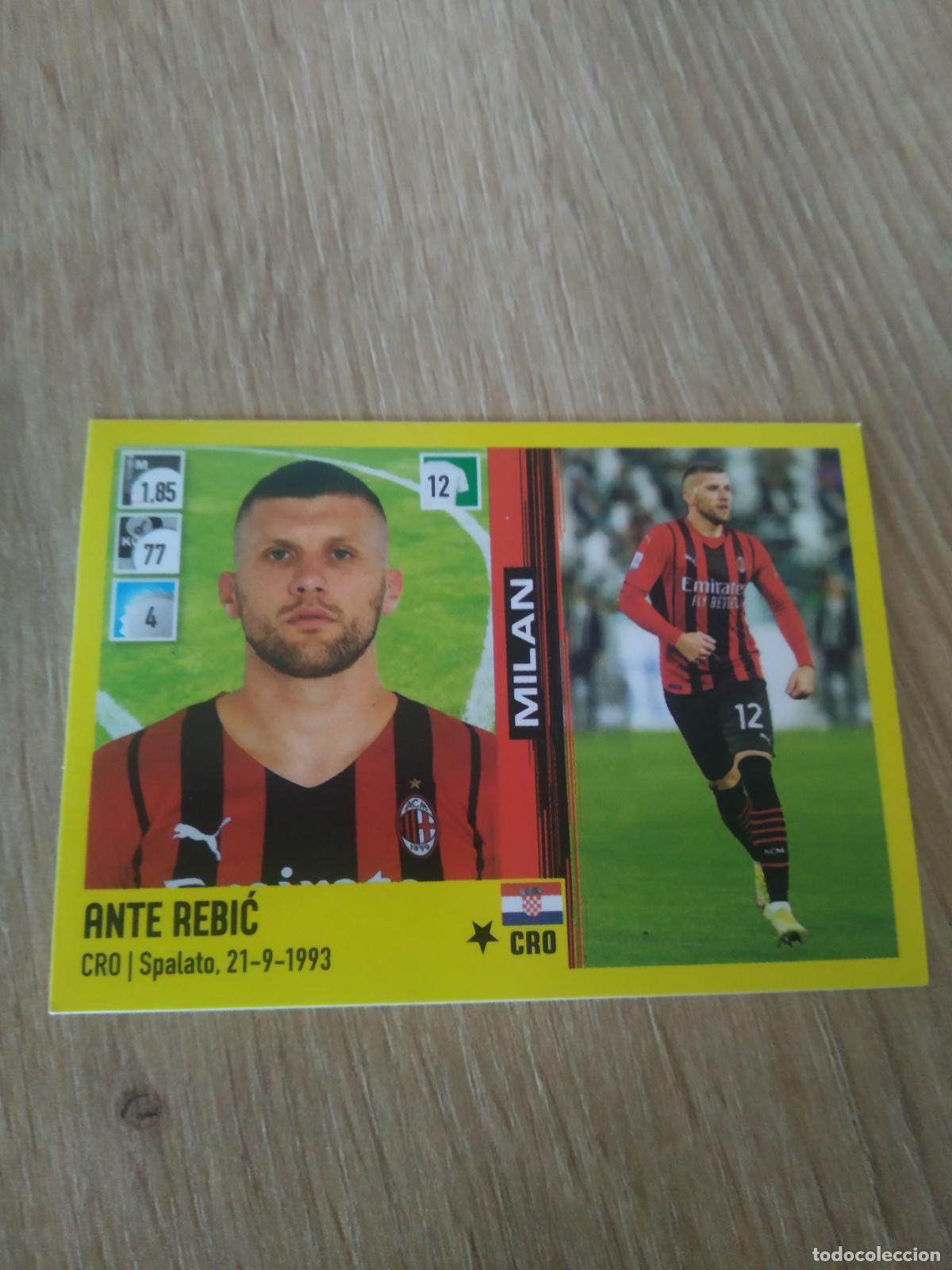 Cromos de Futebol: 287 ANTE REBIC AC MILAN CROMO FUTBOL PANINI LIGA ITALIA 21-22 CALCIATORI 2021-2022 SERIE A