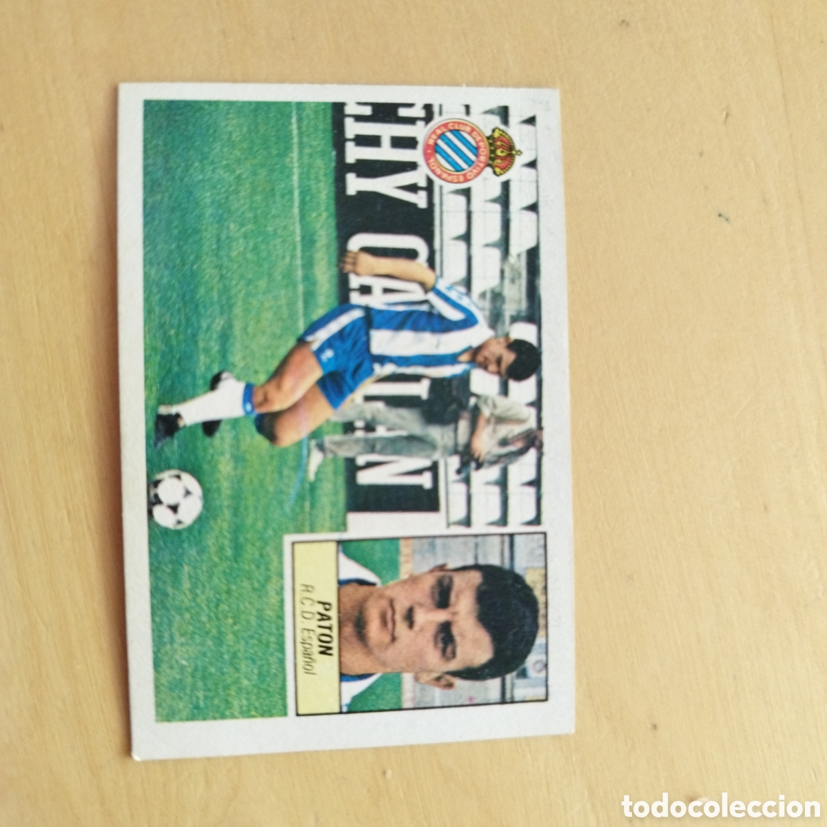 Cromos de Futebol: LIGA ESTE 1984 1985 84 85 RCD. ESPA&Ntilde;OL PATON COLOCA , EN MUY BUEN ESTADO,LIGERA SE&Ntilde;AL DE DESPEGADO