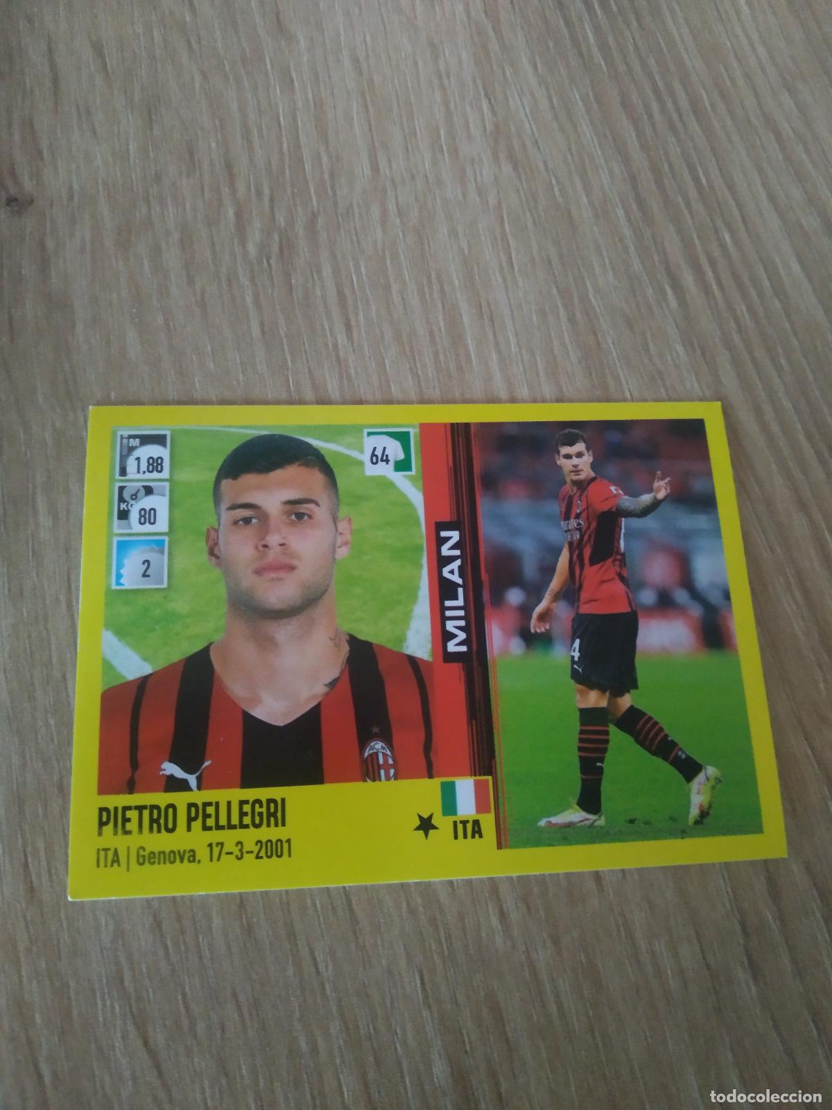 Cromos de Futebol: 290 PIETRO PELLEGRI AC MILAN CROMO FUTBOL PANINI LIGA ITALIA 21-22 CALCIATORI 2021-2022 SERIE A
