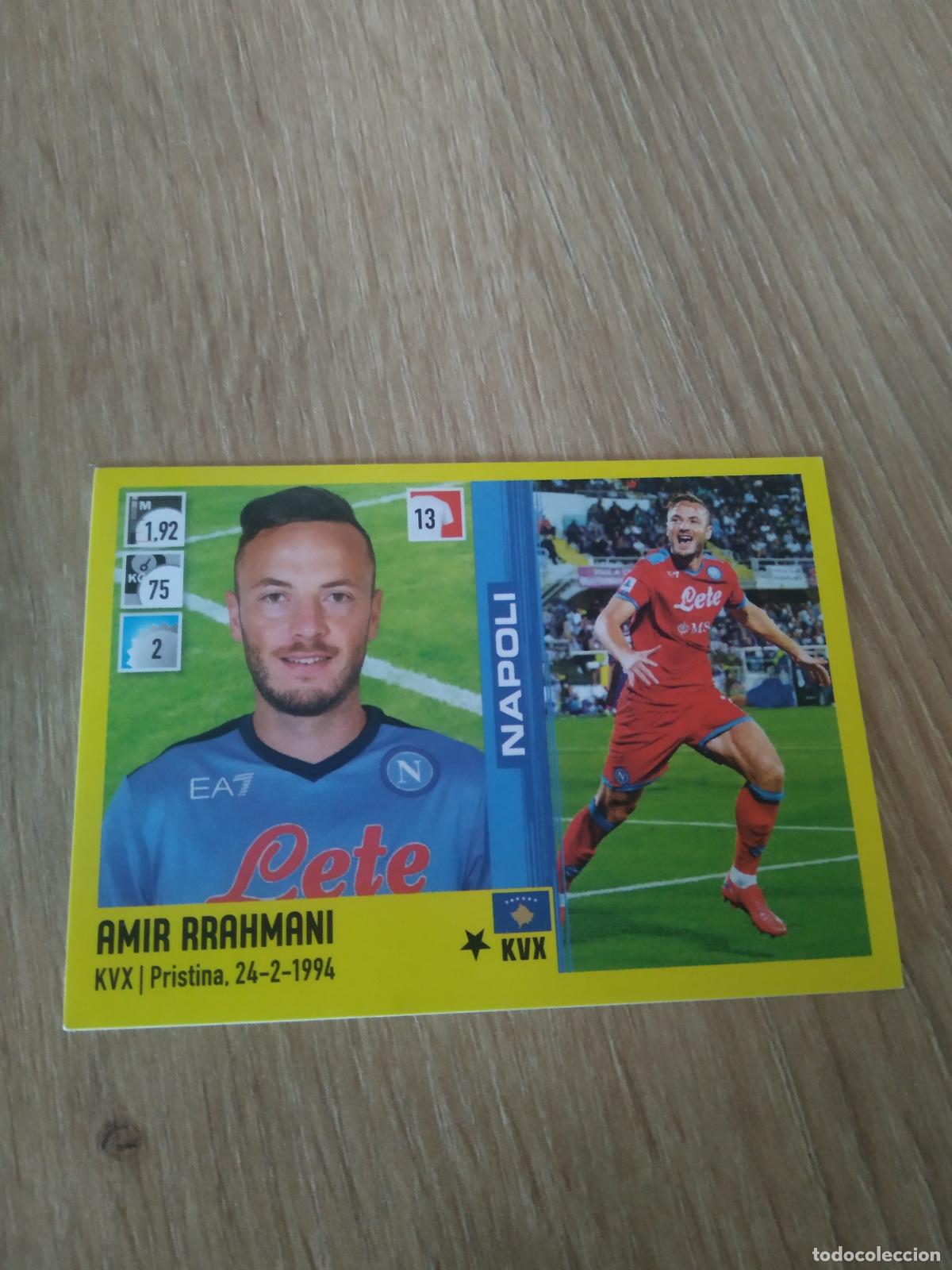 Cromos de Futebol: 301 AMIR RRAHMANI NAPOLES NAPOLI CROMO FUTBOL PANINI LIGA ITALIA 21-22 CALCIATORI 2021-2022 SERIE A