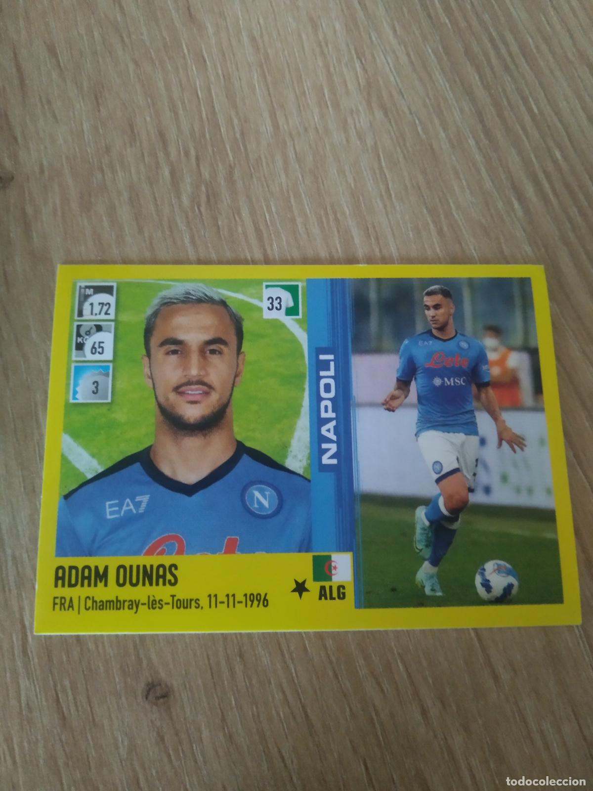 Cromos de Futebol: 311 ADAM OUNAS NAPOLES NAPOLI CROMO FUTBOL PANINI LIGA ITALIA 21-22 CALCIATORI 2021-2022 SERIE A