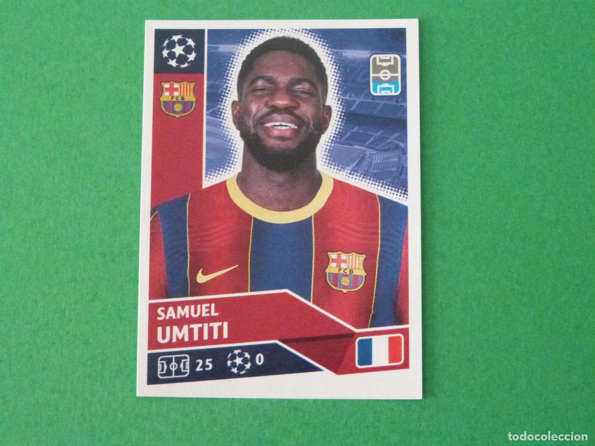 Cromos de Futebol: CROMO FUTBOL UMTITI F.C. BARCELONA SIN PEGAR N&ordm; 4 CHAMPIONS LEAGUE 2020-2021/20-21 TOPPS