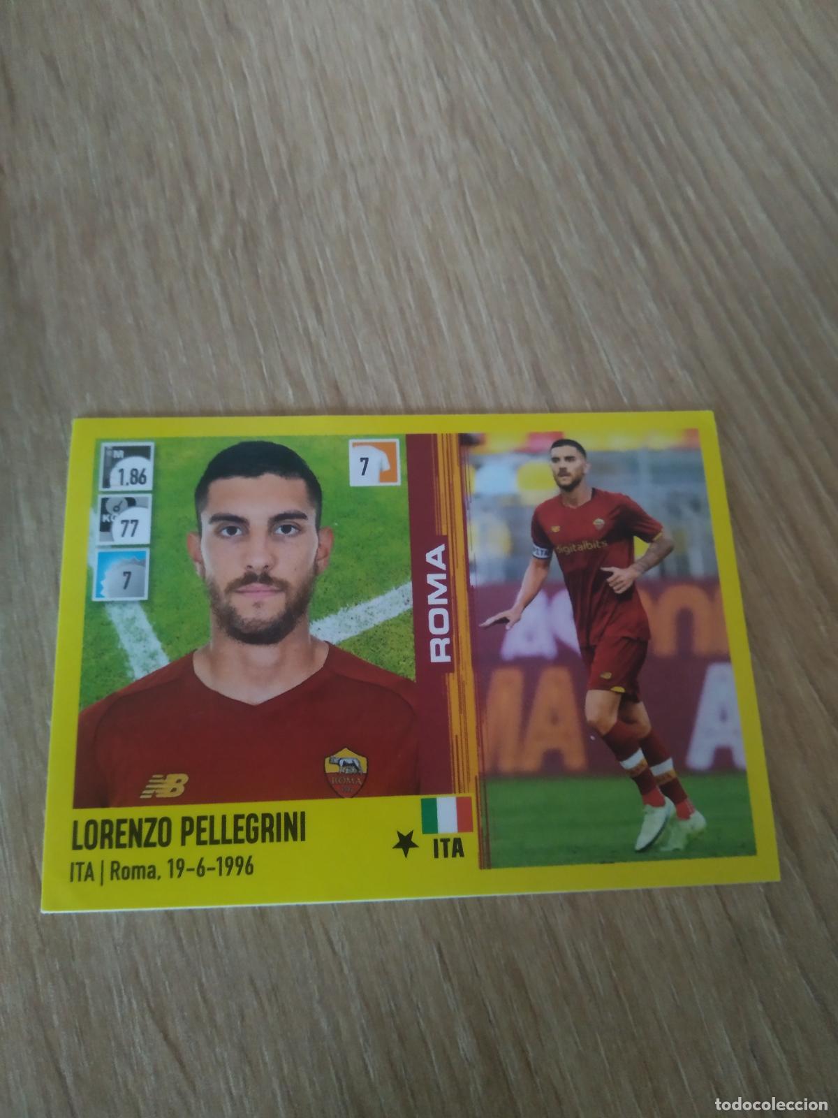 Figurine di Calcio: 335 LORENZO PELLEGRINI ROMA CROMO FUTBOL PANINI LIGA ITALIA 21-22 CALCIATORI 2021-2022 SERIE A