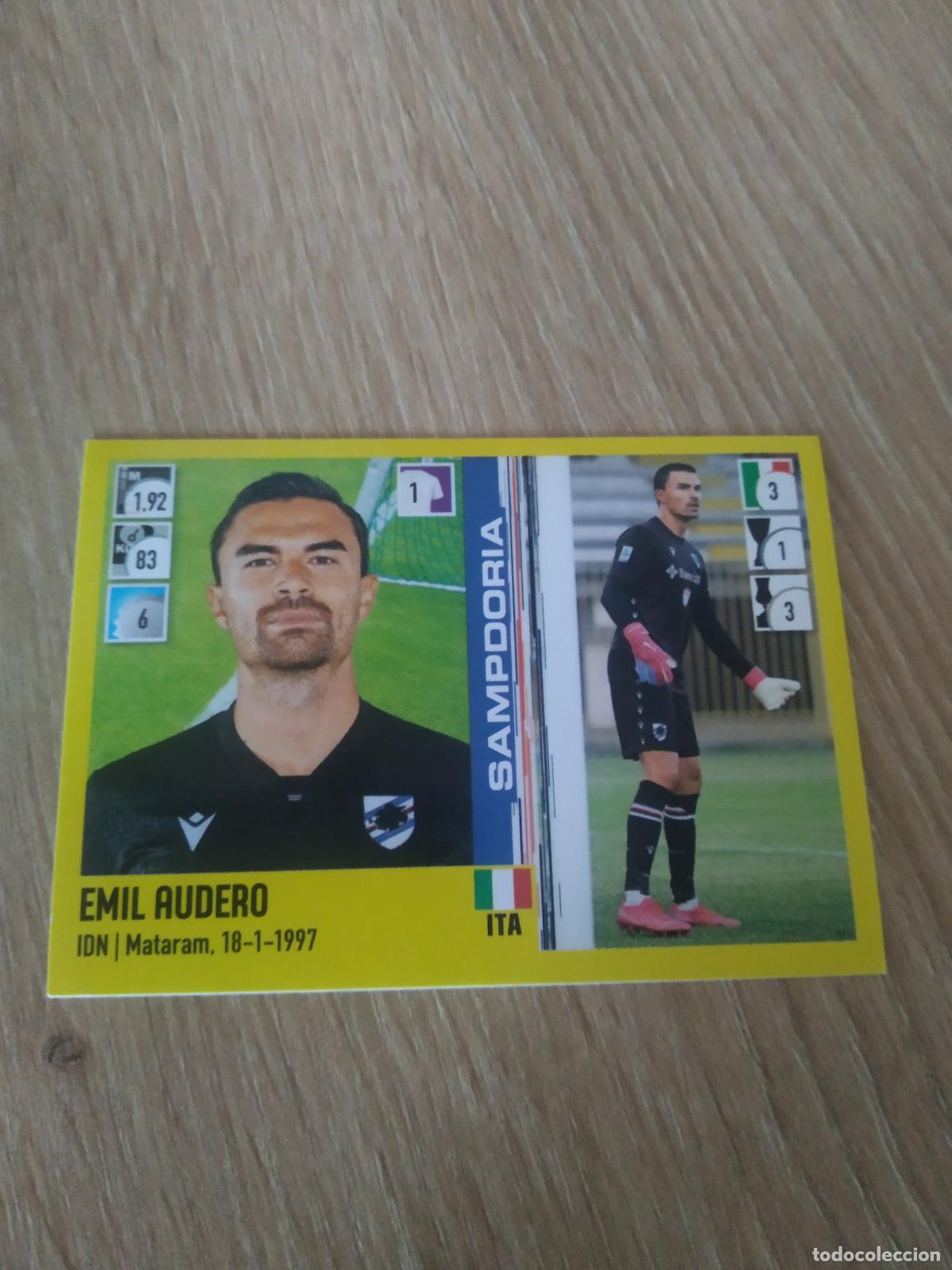 Figurine di Calcio: 370 EMIL AUDERO SAMPDORIA CROMO FUTBOL PANINI LIGA ITALIA 21-22 CALCIATORI 2021-2022 SERIE A