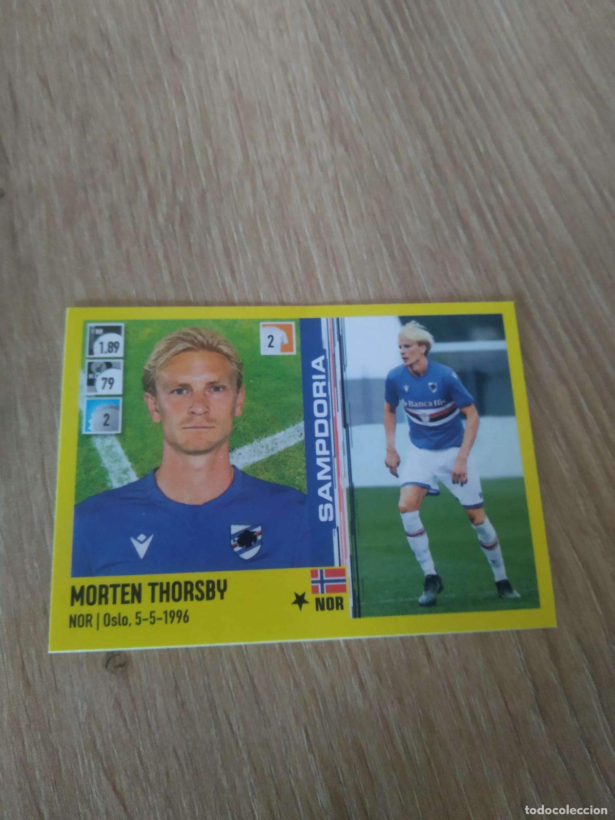 Cartes &agrave; collectionner de Football: 387 MORTEN THORSBY SAMPDORIA CROMO FUTBOL PANINI LIGA ITALIA 21-22 CALCIATORI 2021-2022 SERIE A
