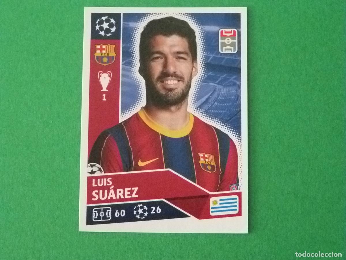 Cartes &agrave; collectionner de Football: CROMO FUTBOL LUIS SUAREZ F.C. BARCELONA SIN PEGAR N&ordm; 17 CHAMPIONS LEAGUE 2020-2021/20-21 TOPPS