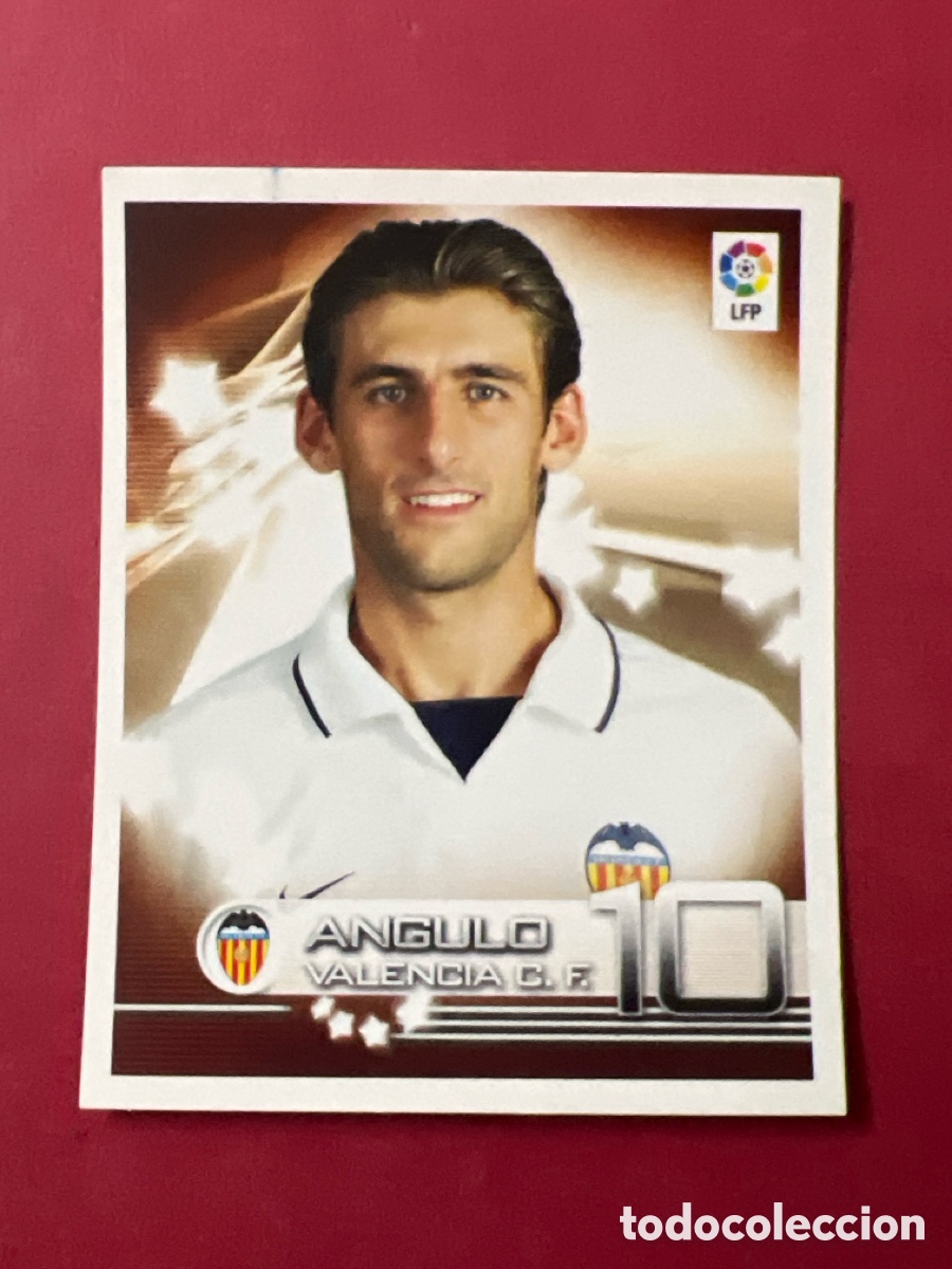 Cartes &agrave; collectionner de Football: C6479. Valencia - N&ordm; 348 Angulo - Superliga Panini 2002-2003, 02-03 - Nunca pegado