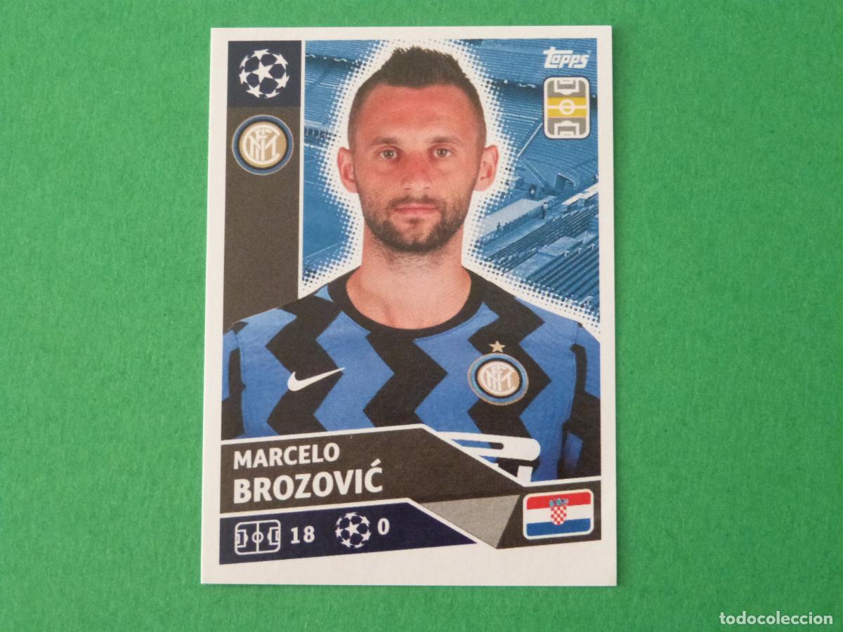 Cromos de F&uacute;tbol: CROMO FUTBOL BROZOVIC INTER DE MILAN SIN PEGAR N&ordm; 12 CHAMPIONS LEAGUE 2020-2021/20-21 TOPPS