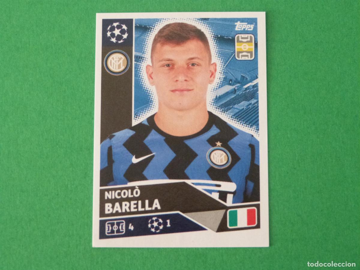 Football Stickers: CROMO FUTBOL BARELLA INTER DE MILAN SIN PEGAR N&ordm; 13 CHAMPIONS LEAGUE 2020-2021/20-21 TOPPS
