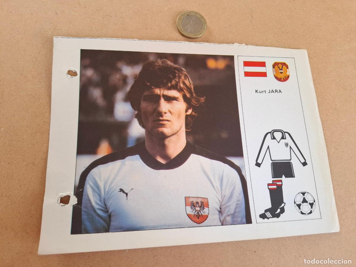 Football Stickers: ESTRELLAS DEL MUNDIAL 82 - BRUGUERA - FICHA 25 KURT JARA - AUSTRIA / GRASSHOPPER DE ZURICH
