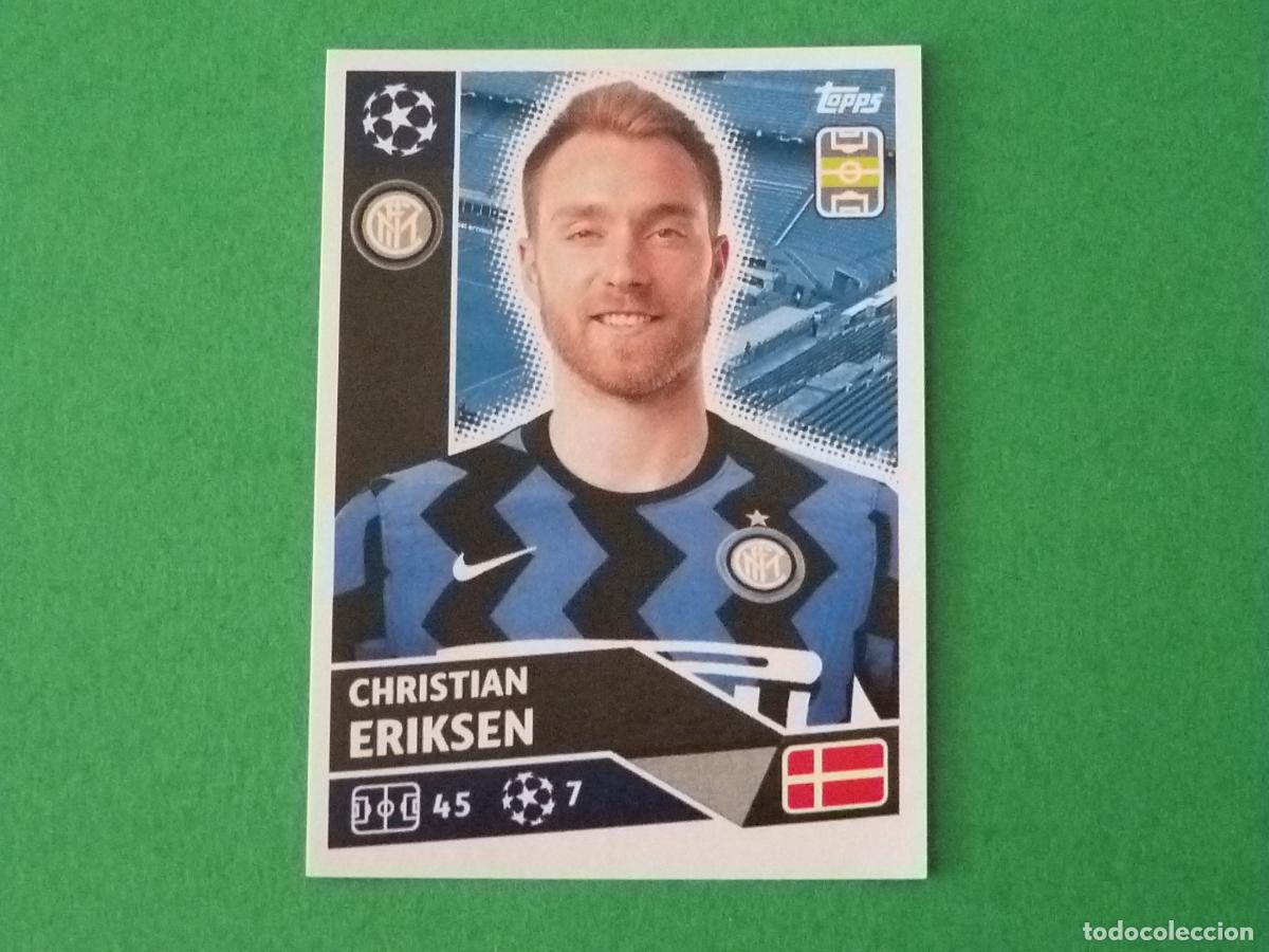 Football Stickers: CROMO FUTBOL ERIKSEN INTER DE MILAN SIN PEGAR N&ordm; 15 CHAMPIONS LEAGUE 2020-2021/20-21 TOPPS