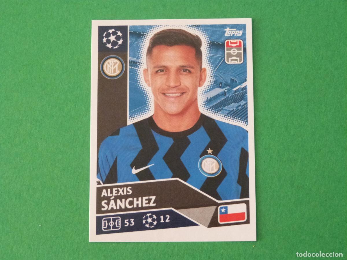 Football Stickers: CROMO FUTBOL ALEXIS SANCHEZ INTER DE MILAN SIN PEGAR N&ordm; 16 CHAMPIONS LEAGUE 2020-2021/20-21 TOPPS