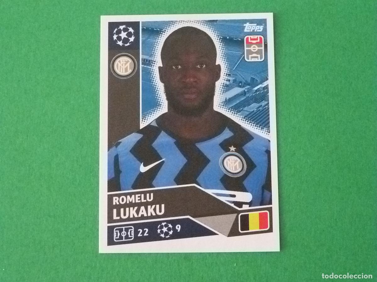 Football Stickers: CROMO FUTBOL LUKAKU INTER DE MILAN SIN PEGAR N&ordm; 17 CHAMPIONS LEAGUE 2020-2021/20-21 TOPPS