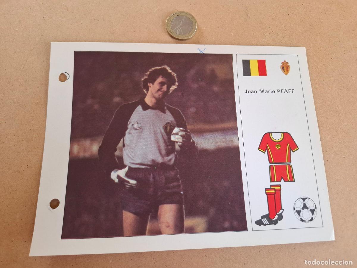 Football Stickers: ESTRELLAS DEL MUNDIAL 82 - BRUGUERA - FICHA 28 JEAN MARIE PFAFF - B&Eacute;LGICA / BEVEREN